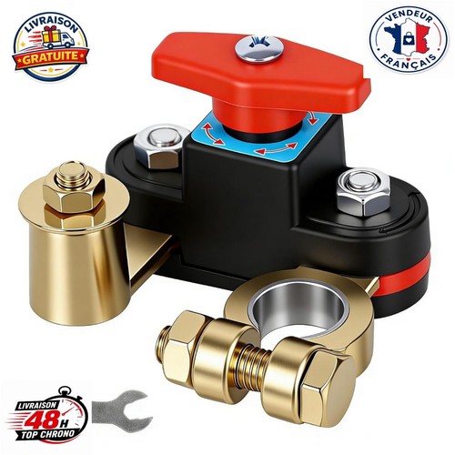 Coupe circuit batterie voiture - coupe,